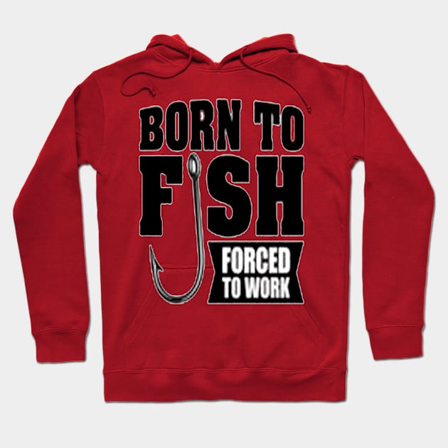 Born To Be A Fishing Legend Hoodie by 29 hour design